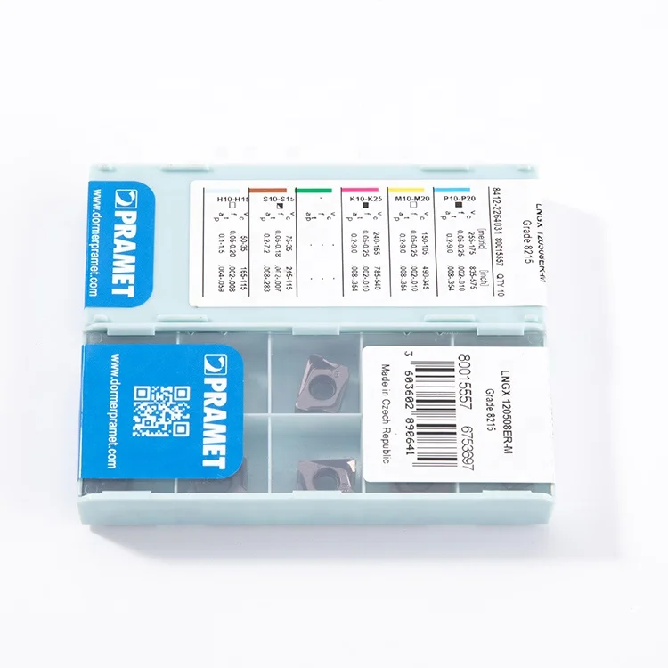 Концевая фреза ЧПУ карбидные торцевые фрезы Pramet LNGX 120508ERM 8215 карбидная вставка для