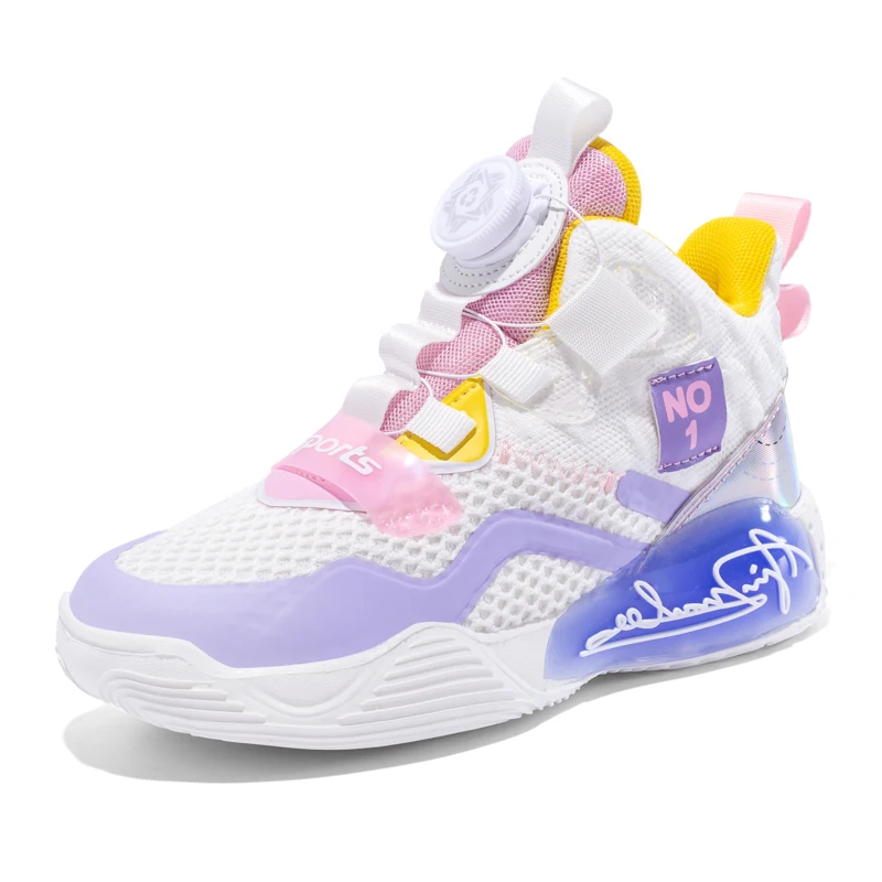 Детские кроссовки для баскетбола легкие дышащие спортивная обувь мальчиков