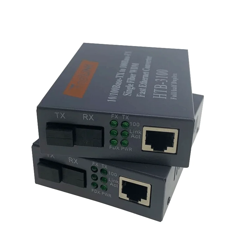 10/100M  25km Netlink Fiber optic rj45  Media Converter htb 3100