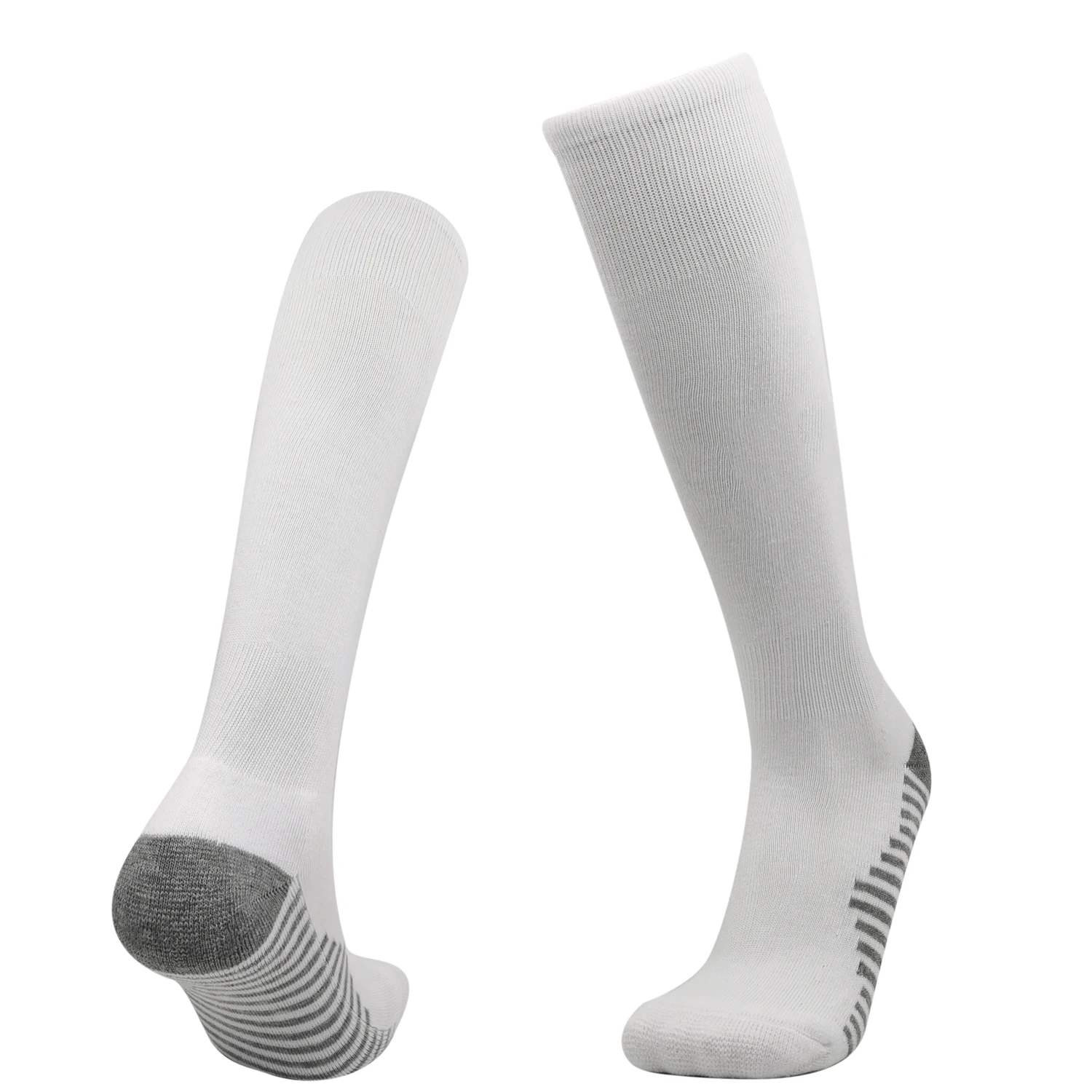 Thai quality custom logo grip sports sock compression stockings high quality Nylon Soccer Socks