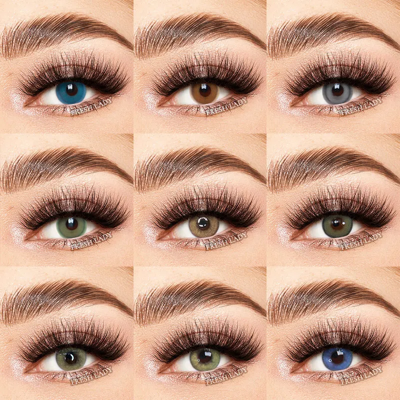 Fresh Lady Dawn Green lentes de contacto de colores cosmetic contact color eye lenses