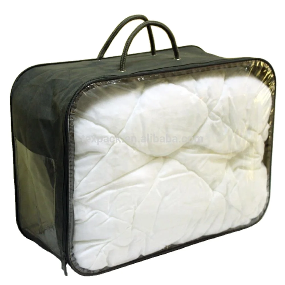 PVC Plastic Type and Accept Custom Order Wire Steel Non Woven Quilt Bag Duvet Bag