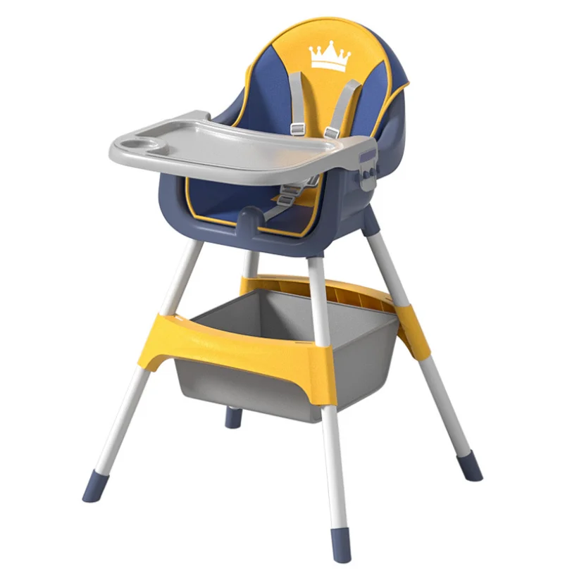high quality 3 i adjustable toddler baby restaurant booster eat feeding high dinning chair with removable tray storage bag