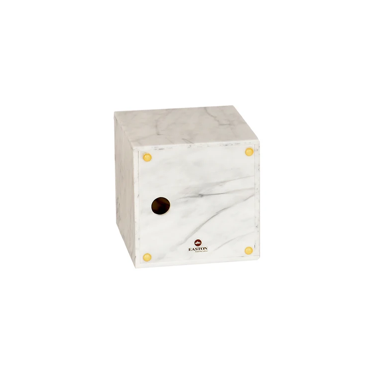 New design white tissue holder for hotels acrylic marble style tissue boxes