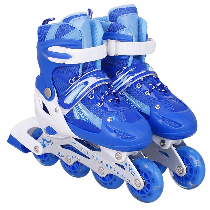 Hot Sale Popular Flashing Children Boys Girls Skate Shoes Inline Roller Skates For Kids