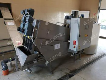 Waste Water Treatment Equipment Screw Press Water Filter Sludge Dewatering Plant