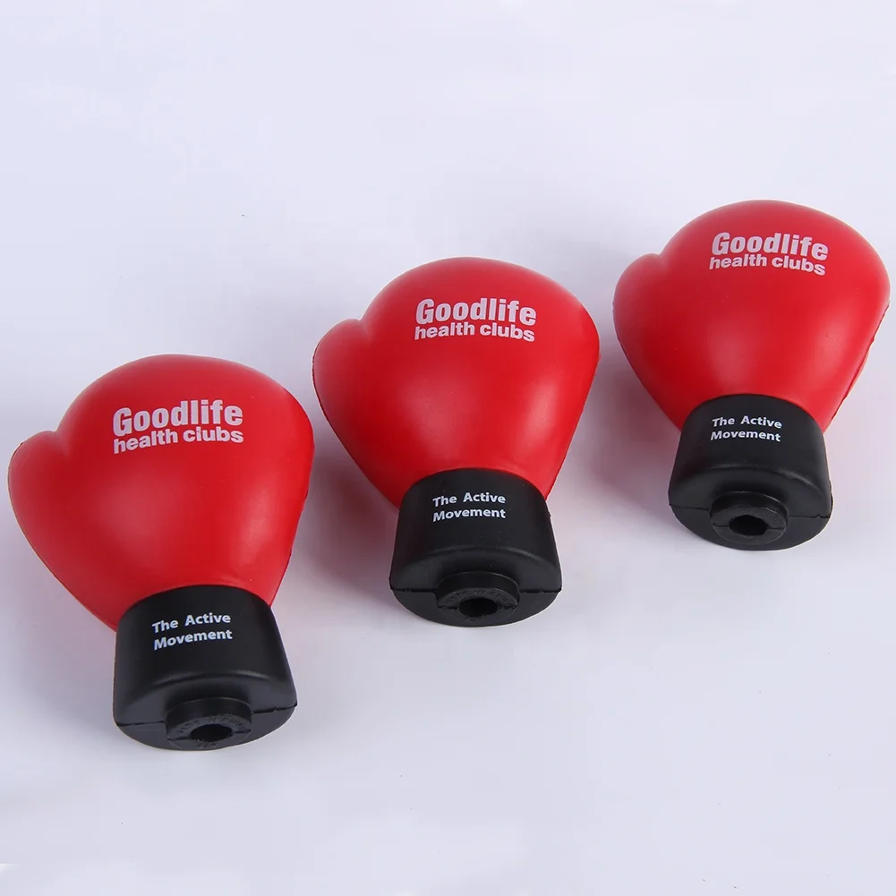Hot selling Boxing Glove Shape Stress Ball Personalize Custom Logo Fidget Relief Stress Ball