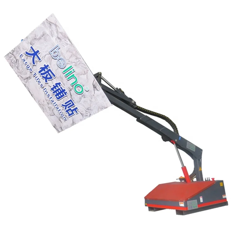 Movable vacuum lifter sucker with wheels for hotel glass wall installation