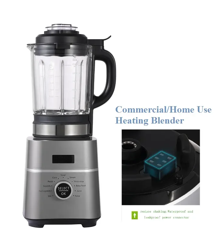 Wholesale Kitchen Appliances Electric Smoothie Fruit Mixer High Speed Juicer  Commercial Heating Food Blender