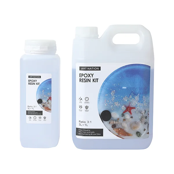 Epoxy resin AB A 3L+ B 1L Hot sale Art Nation high quality Epoxy resin kit AB for Art Painting