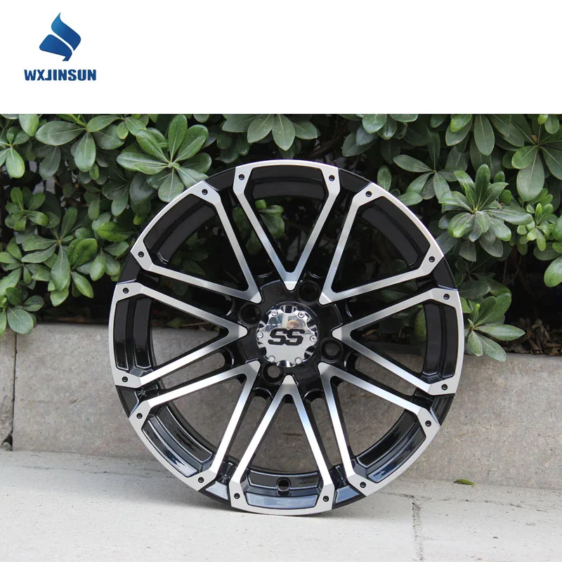 Hot selling electric golf cart parts & accessories 10/12/14 inch wheels rims for sale