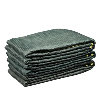 Moving Blankets Heavy Duty 80 X 72 Inch (65 Lb/dz Weight ) Furniture Shipping Pads for Moving and Storage