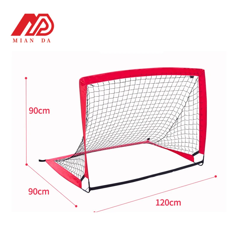 Factory Sale Portable Folding Removable Kids Soccer Goal Set  Football TraIning Goal