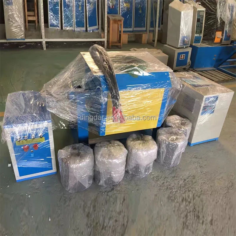 Small Metal Melting Furnace Rapidly Melt Raw Materials Such As Steel, Iron, Aluminum, And Copper. Use