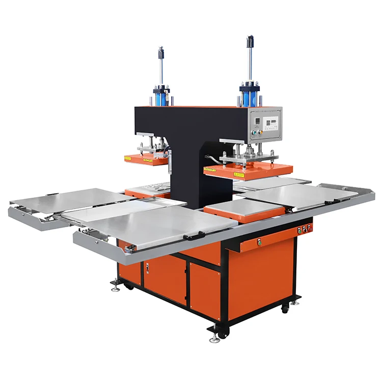 Hydraulic semi automatic garment silicone dispensing fabric digital hot embossing machine for t-shirts