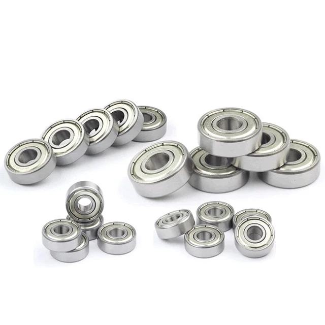 626ZZ Ball Bearing 6mm x 19mm x 6mm Double Shielded 626-2Z 80026 Deep Groove Bearings, Carbon Steel