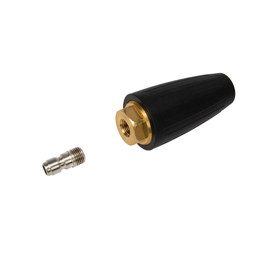 Pressure Washer Rotating Nozzle Turbo Nozzle High Pressure Cleaner Brass Turbo Rotation Nozzle 350bar 5100psi