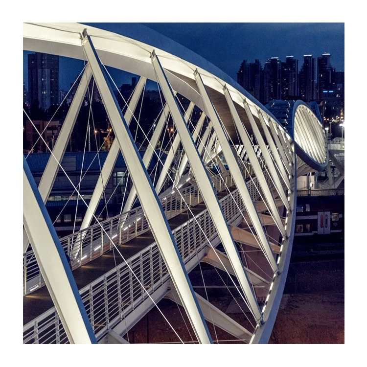 Metal Bridge Steel Structure Crossing Bridge Steel Truss Pedestrian Bridge