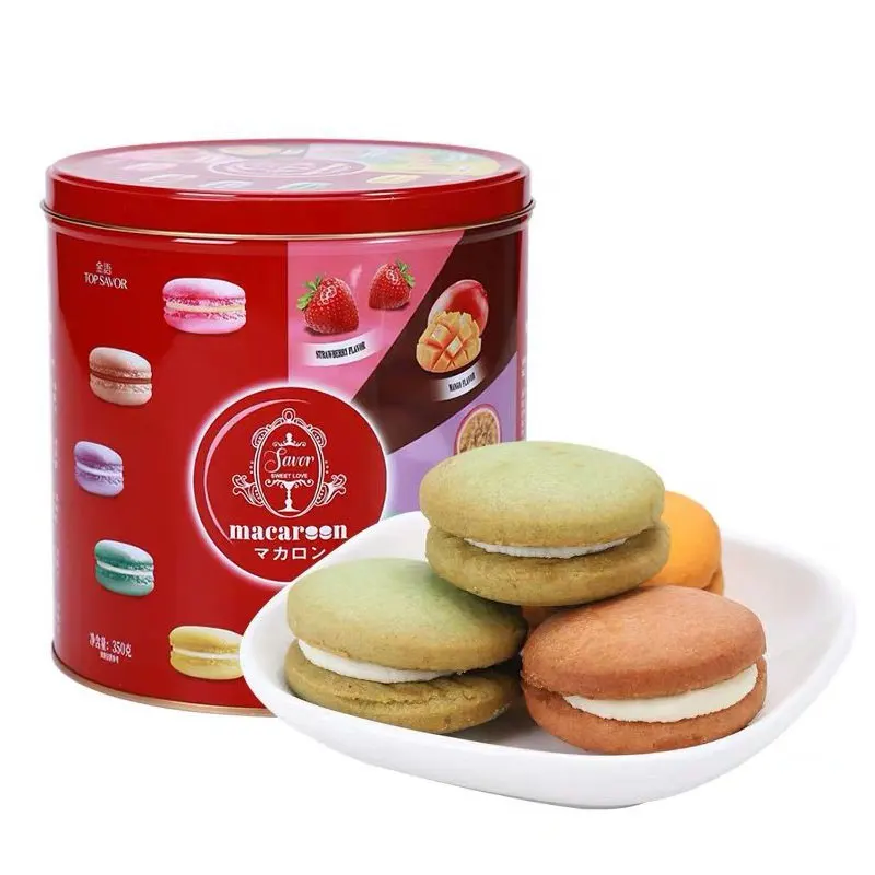Biscuit Manufacturer Sandwich Cookies Biscuit Filled Macaron  Biscuits And Cookies