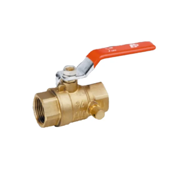 Горячая Распродажа DN15-DN50 400WOG ДНЯО латунный шаровой клапан для воды нефть и газ со сливом