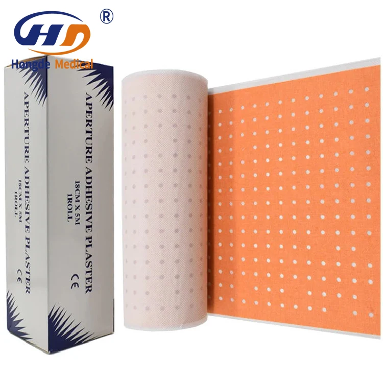 wholesale price  medical aperture adhesive plaster China manufacturer Aperture Zinc Oxide Tape