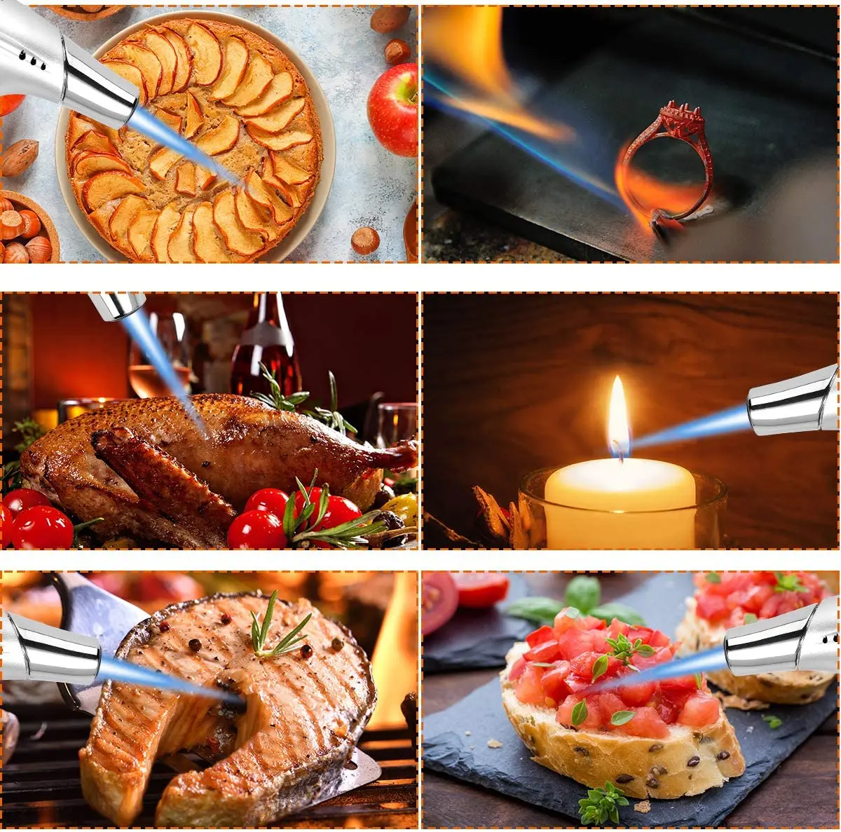 Приготовление пищи факел зажигалка многоразового кулинарная горелка