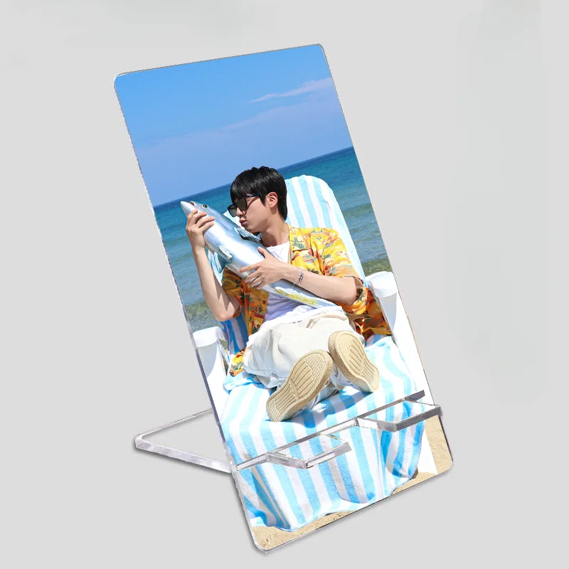 KPOP Idol Bangtan Boys Jin Super Tuna Acrylic Phone Holders Removable Acrylic Phone Bracket