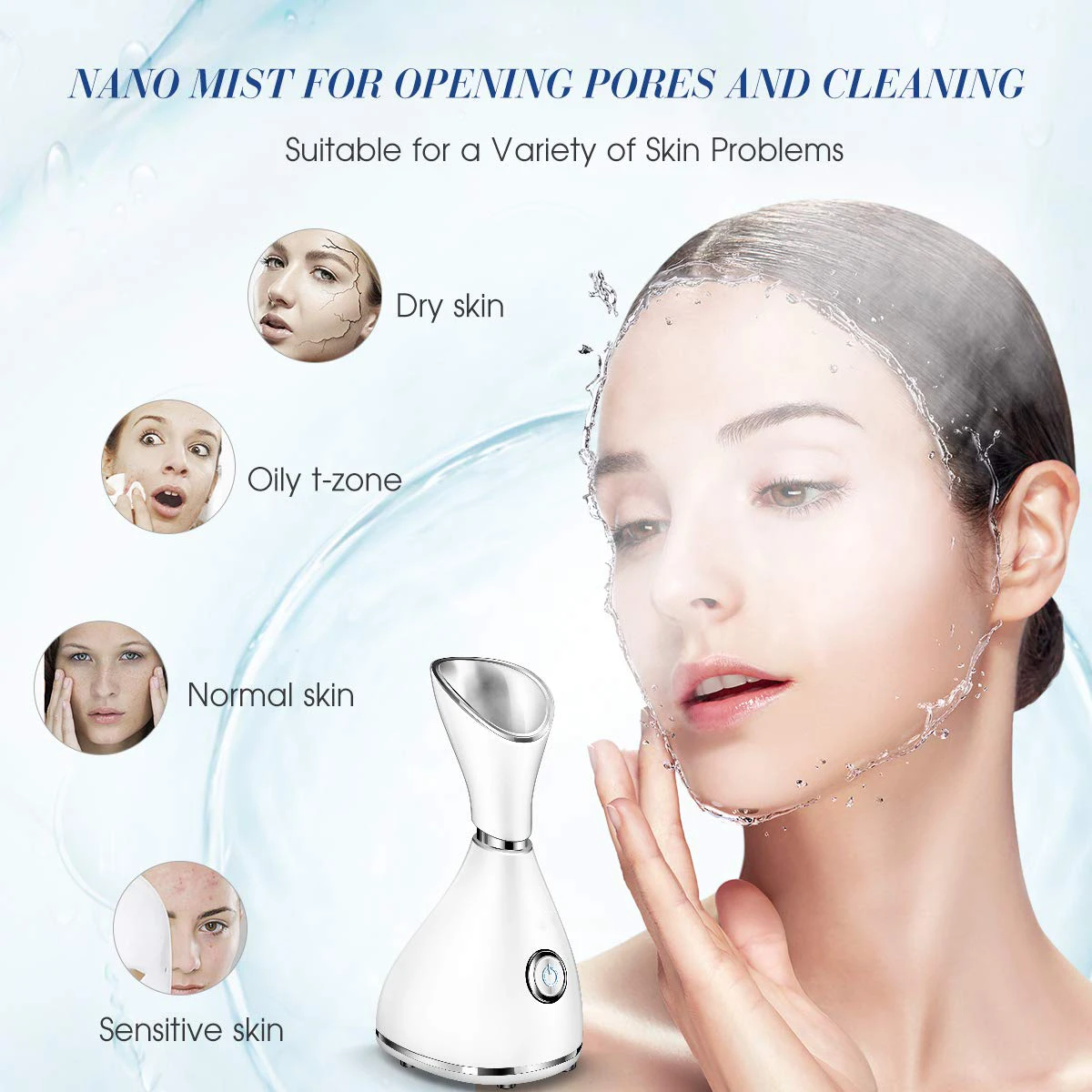 High Quality Wholesale 2022 Professional Skin Rejuvenation Portable Skin Rejuvenation Face Lift Facial Steamer Facial Spa