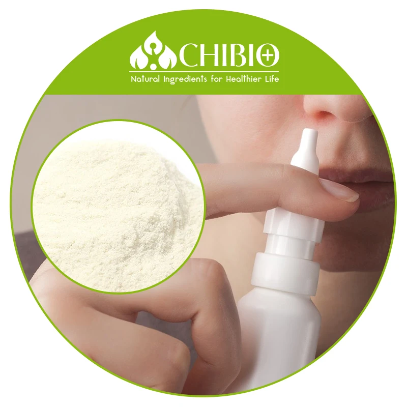 100% Natural Water Soluble Aspergillus Niger Chitosan Oligosaccharide <3000Da Powder for Food Dietary Supplement Nasal Spray