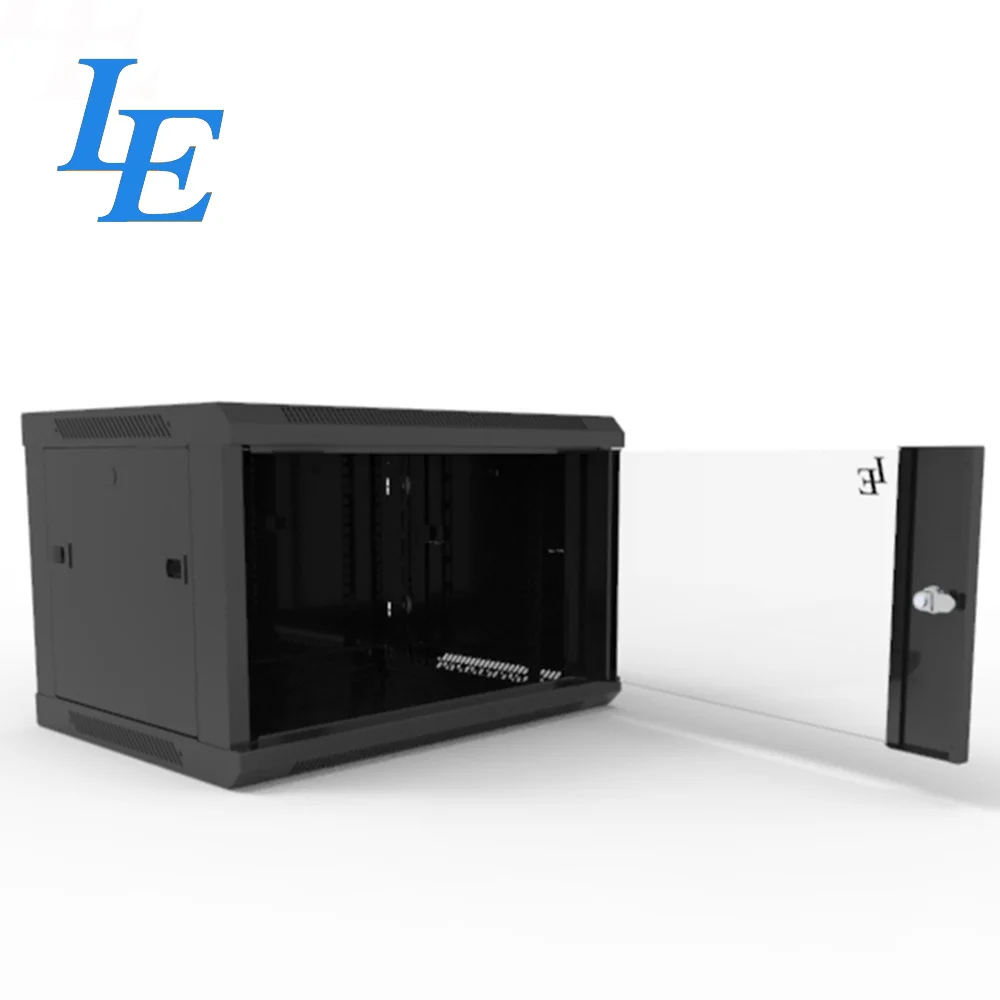 LE 4U 6U 12U 18U Server Rack IP20 Wall Mounted Data Equipment Cabinet Rack Enclosure