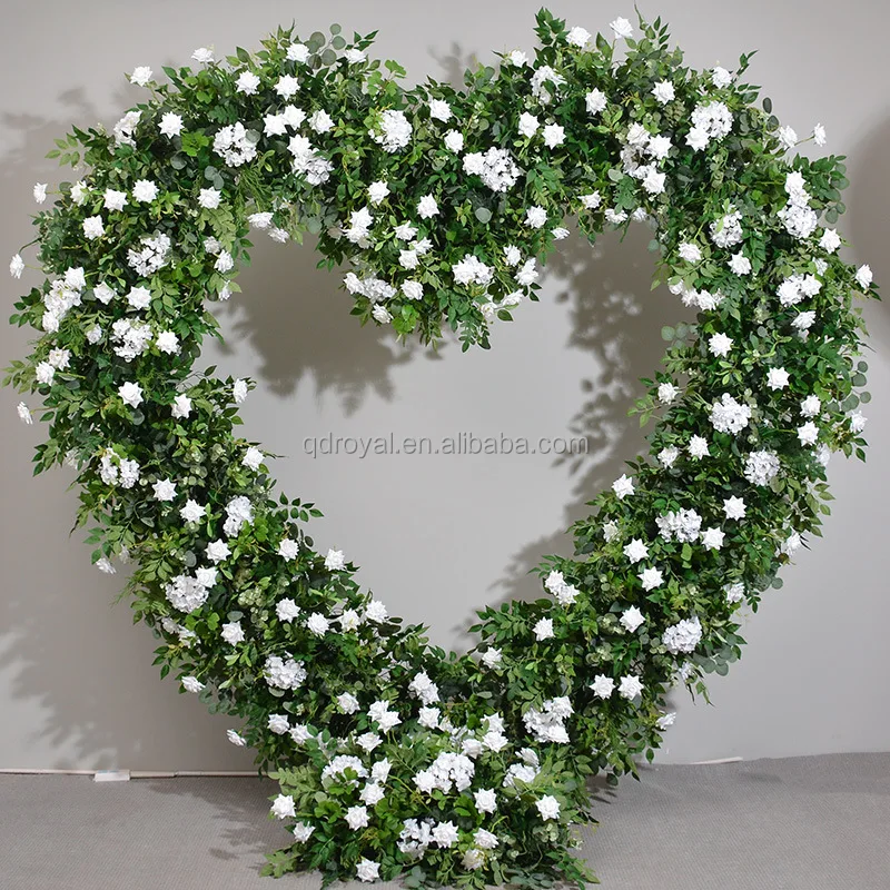 New Design High Quality Silk Rose Flower Arch Event Decoration Artificial Flowers