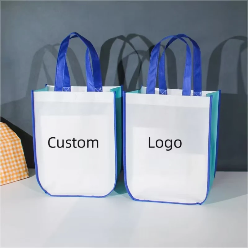 Wholesale Custom Personalized Non woven bag Promotional Reusable Cloth Shopping Tote Bags pp laminated non woven shopping bag