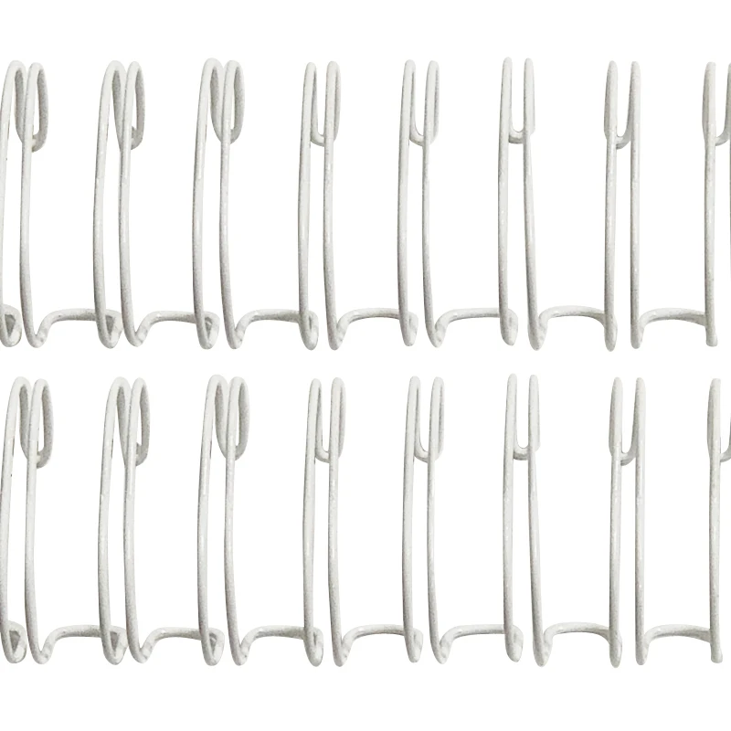 25.4mm 1inch  wire o binding spiral 	 double loop spiral binding wire twin ring wire-o