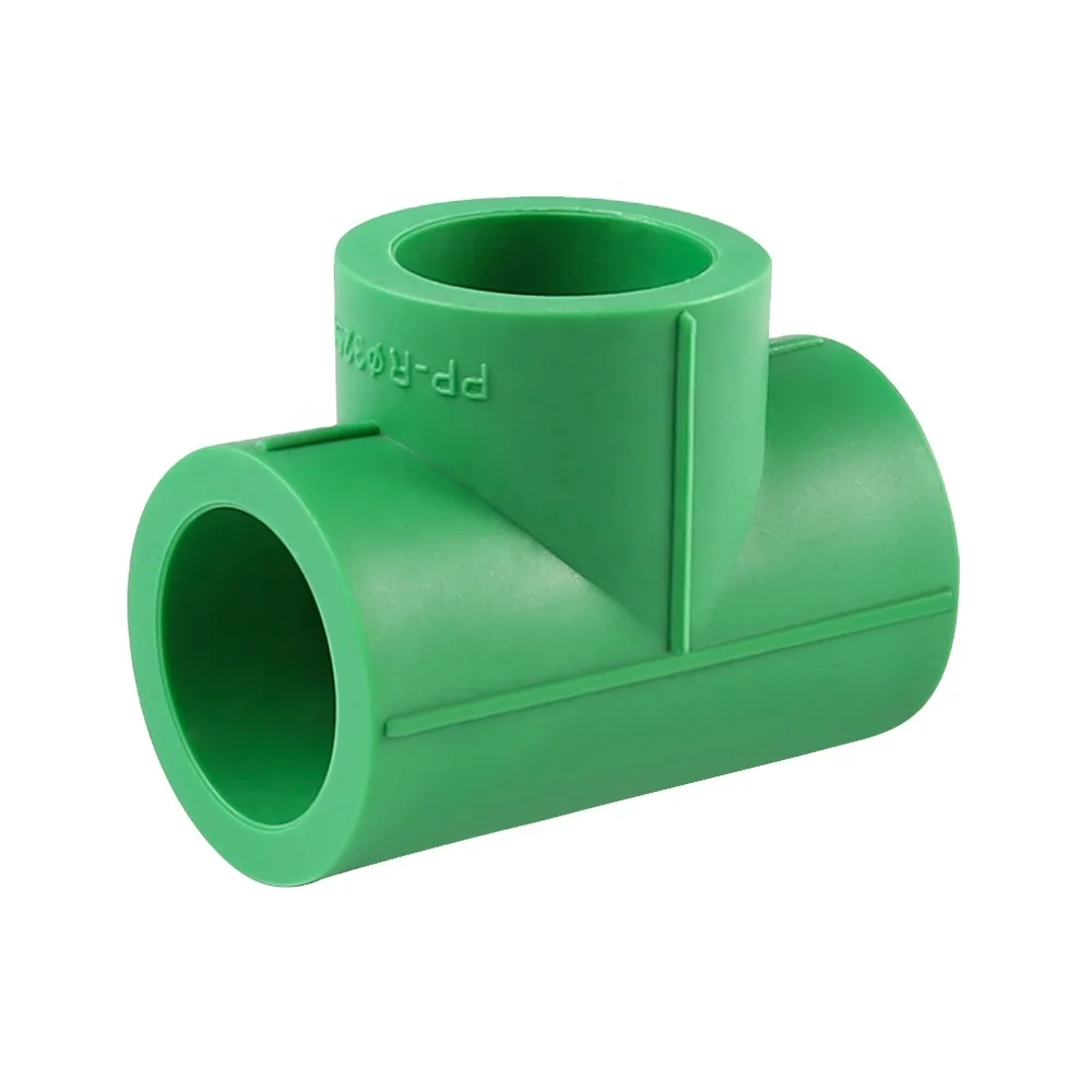 Environmental Protection Plumbing Materials PPR Equal Tee with 20mm-110mm