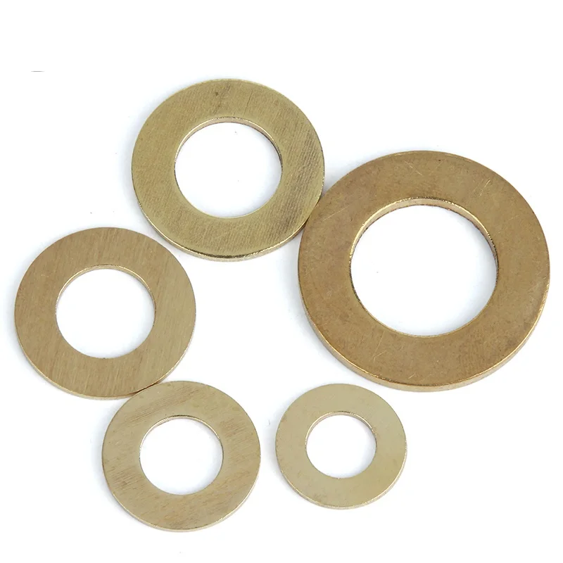 Customized High Precision Brass Copper Bronze Brass Flat Washer