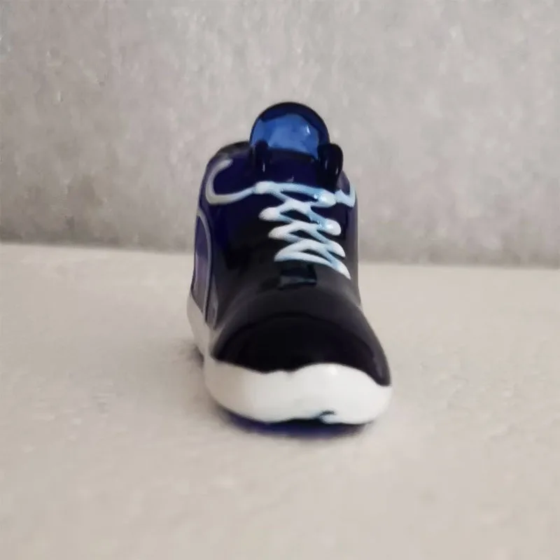 Miniature Bata Warrior Running shoes Handmade White Sole Sneakers Bulk Cheap Canvas shoes Skateboard shoes Glass Blue sneakers