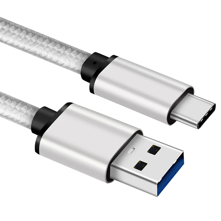 Нейлоновый Плетеный USB C кабель для зарядки телефона Samsung Galaxy S20 S10 S9 S8 Plus Note