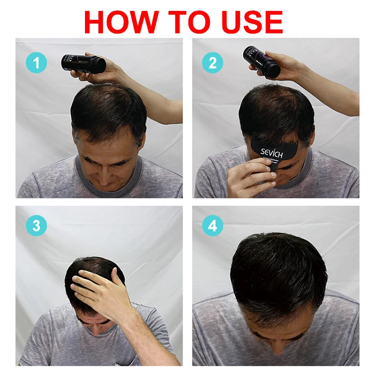 Customized best synthetic fluffup secret hair fiber powder for baldness Instantly Thickening Hair Building Fiber