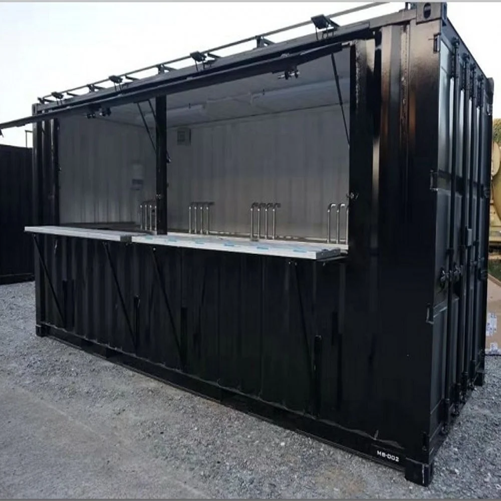 2021 pop hot sale the latest modern high quality Cafe contain 20ft shipping container bar portable container cafe coffee shop