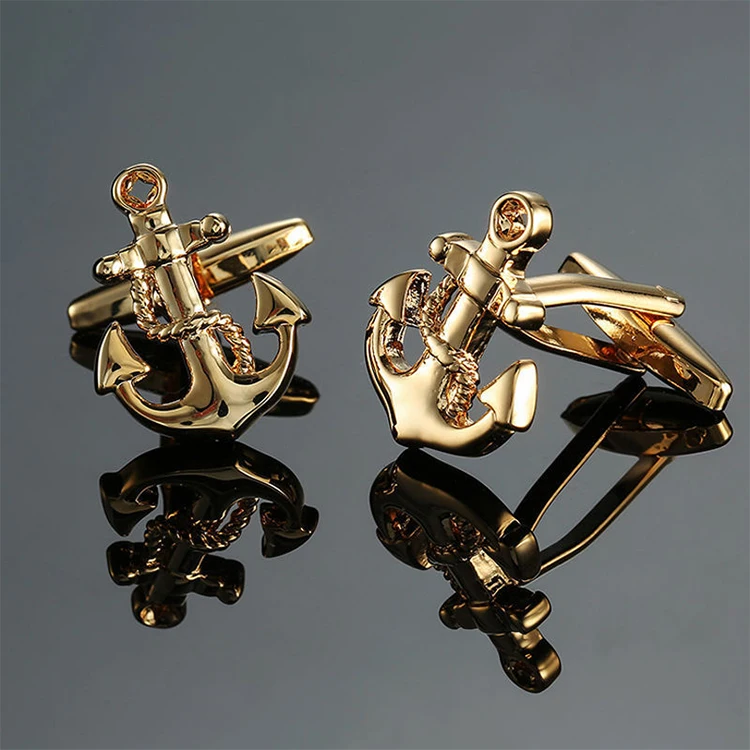 cufflink set Customised Logo Metal Cuff Links Men button cufflink