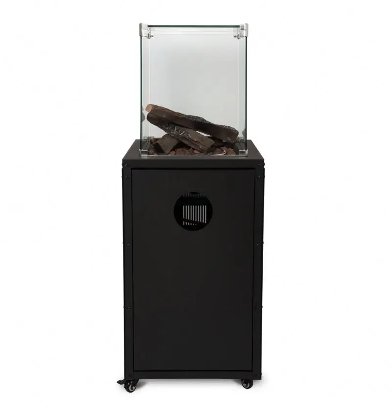 patio heaters gas with real dancing visible flames of gas fire pit burner CE approved lounge LPG heater CE