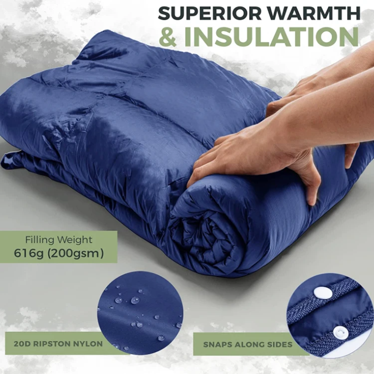 Hot Sale Light Outdoor Puffy Outdoor Camping Blanket Hiking Warm Camping Blankets