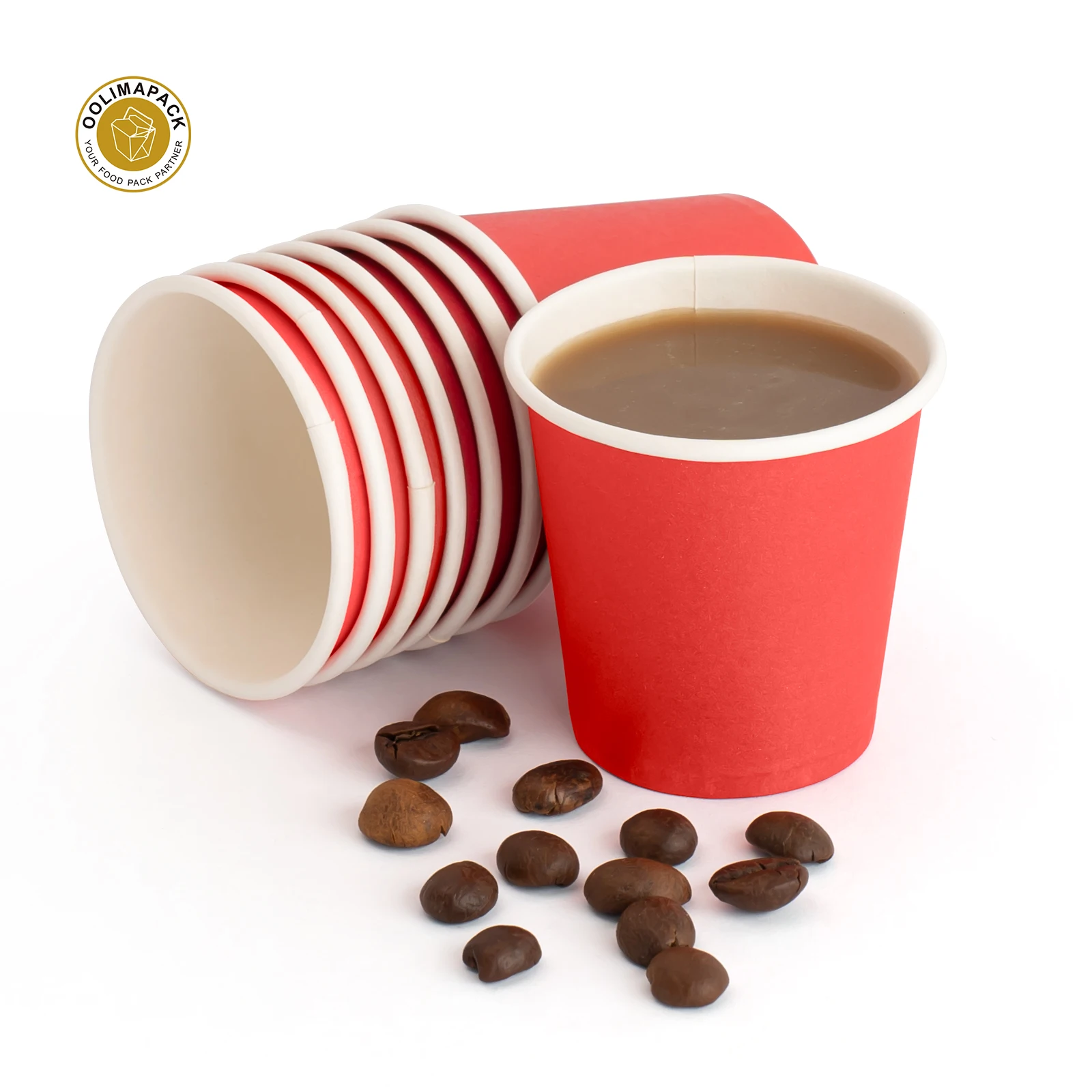 OOLIMAPACK Hot Sales Small Paper Cups Disposable Coffee Cups Disposable Expresso Cups