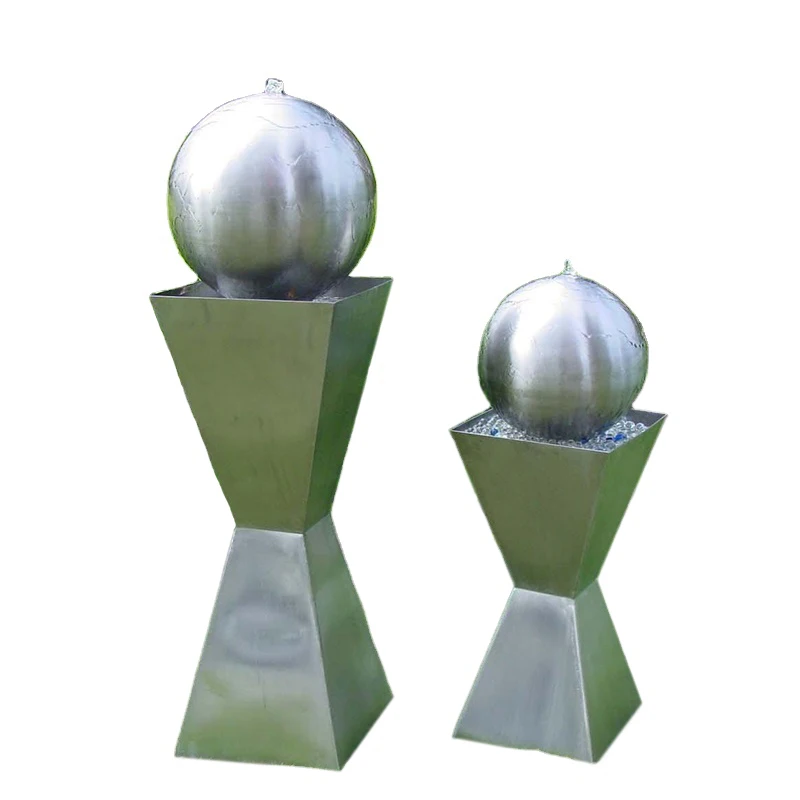 Wall waterfall silver water mold garden decorative fountain outdoor fountain