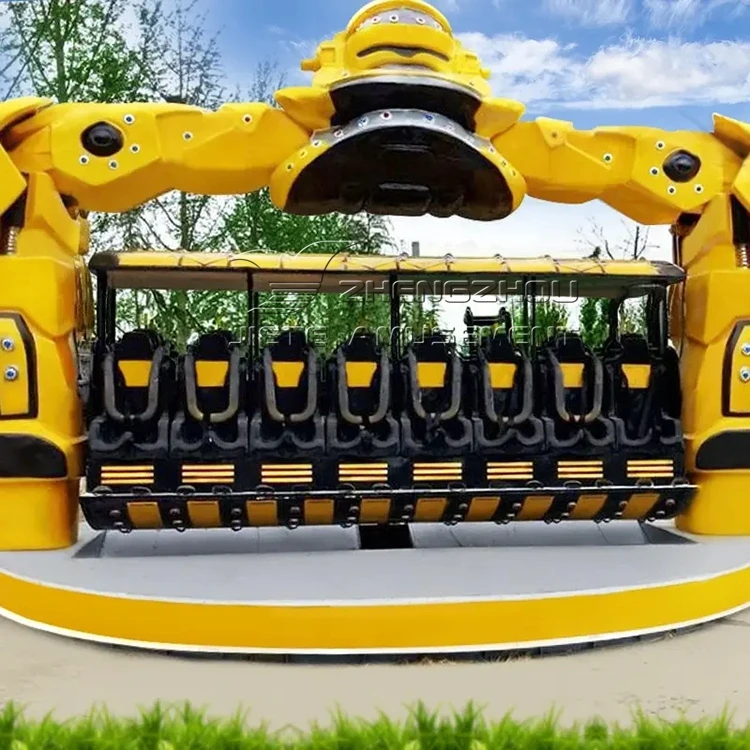 Extreme Carnival Rides Amusement Park 360 Degree Rotation Thrilling Mechanical Combat For Adult