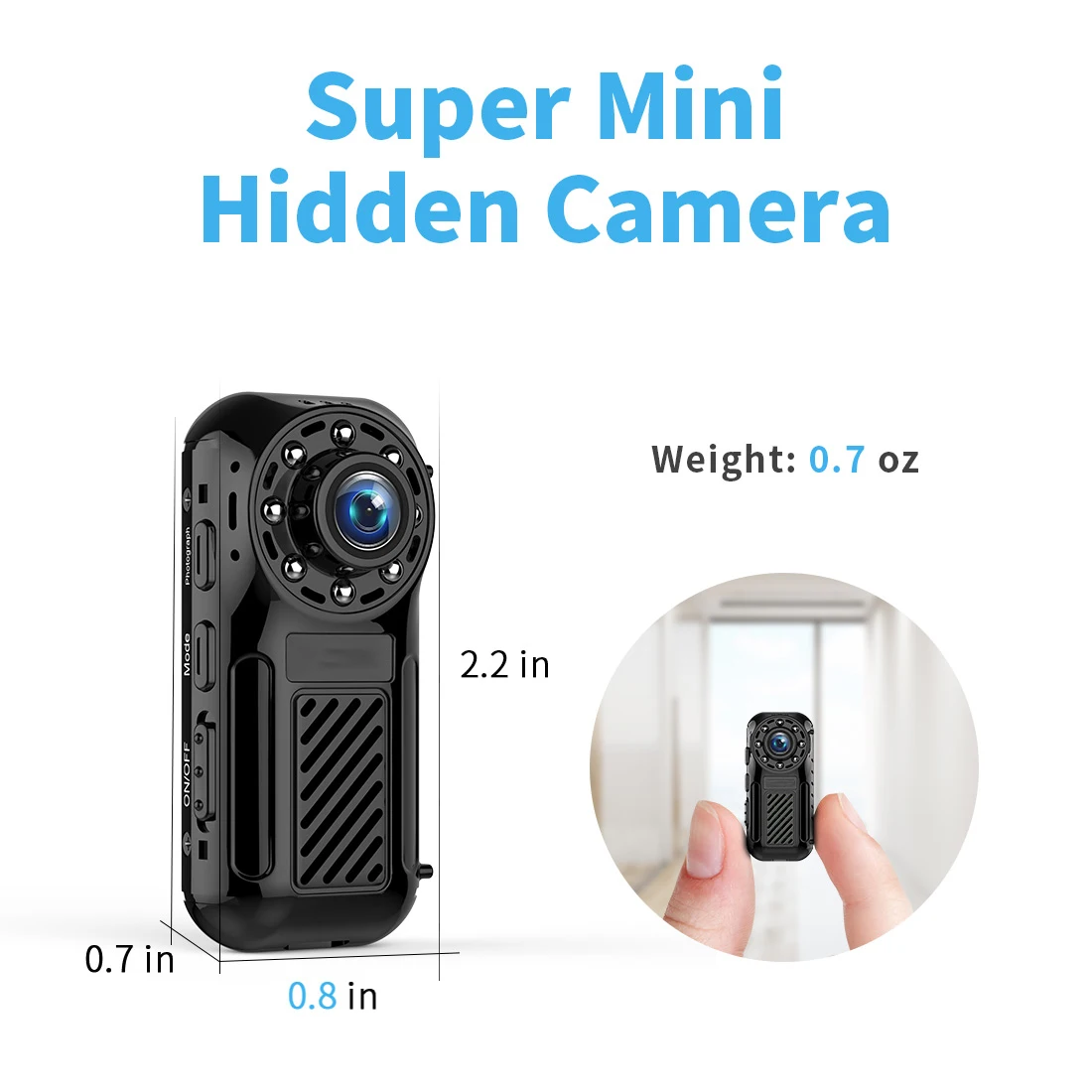 Лидер продаж на Amazon мини-камера видеонаблюдения HD 1080 IP-камеры беспроводная мини-видеокамера P2P шпионская Wi-Fi