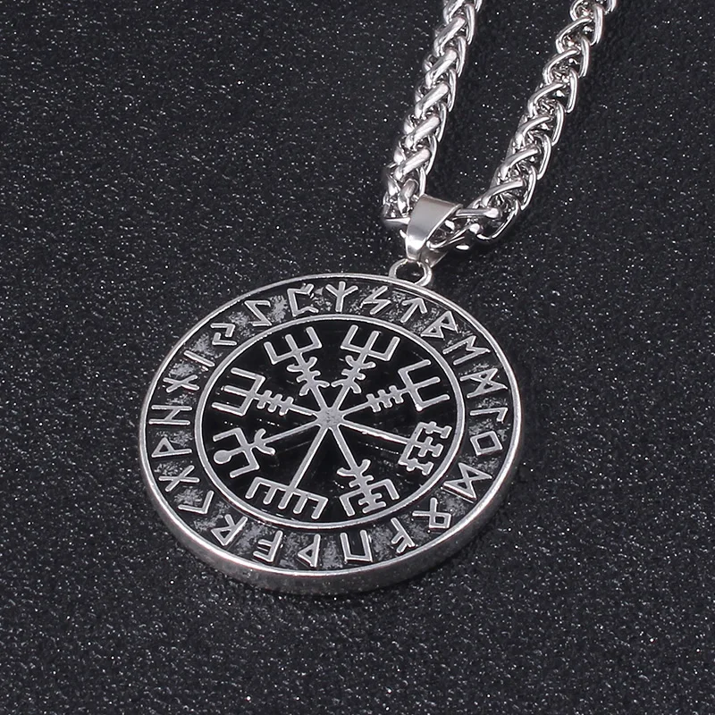 Wicing Norse Viking Amulet Symbol Odin Logo Pendant Necklace