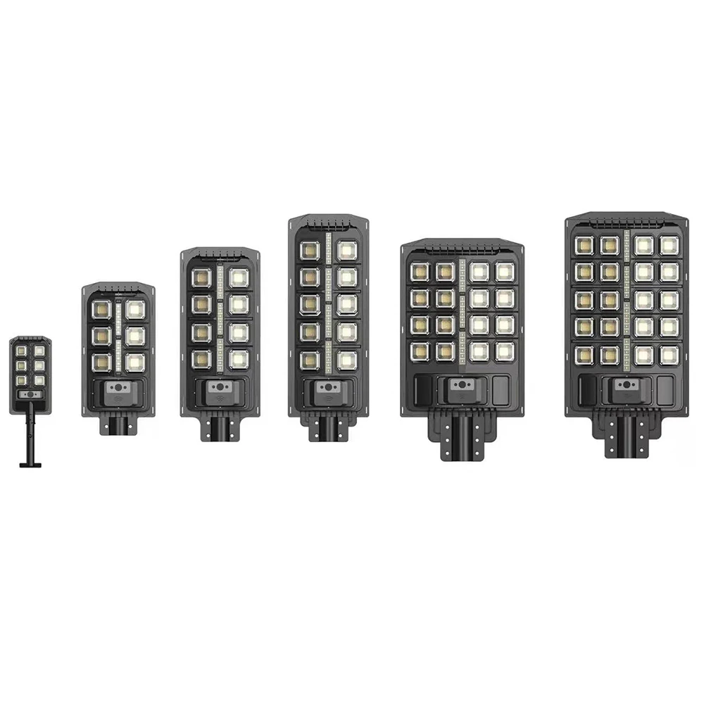 Super brightness Outdoor Solar Led Street Lamp IP65 Waterproof Remote Control All In One Solar Streetlight