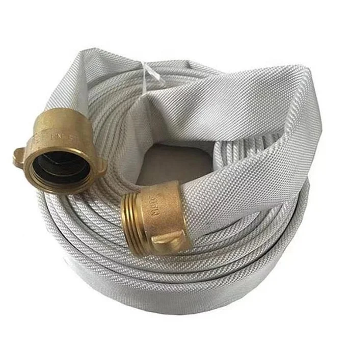 Custom logo fire service station fire protection system 2.5 inch Italy PVC lined fire hose for sale