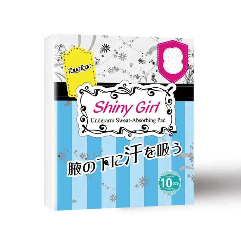 Hot Sell  Underarm Dress Sticker Pads Sweat Deodorant Patch Men and Women Armpit Stickers